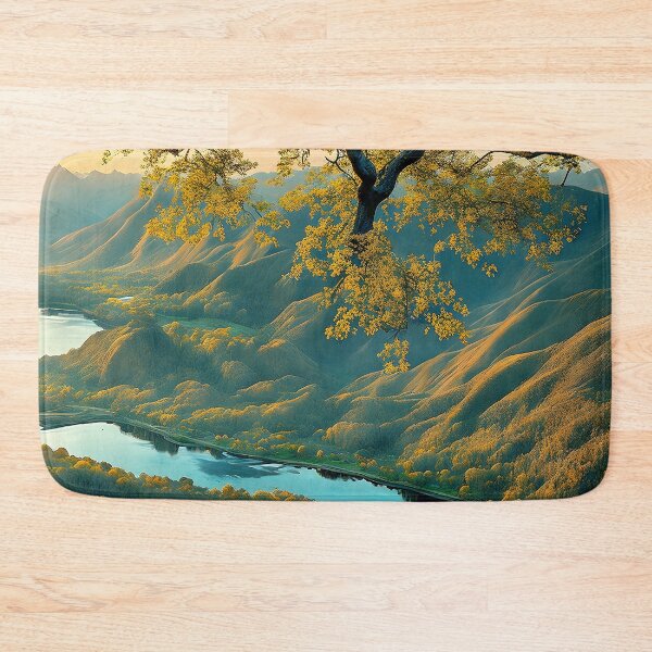 Item preview, Valley of Life, River Among Mountains designed and sold by ElliOzy.