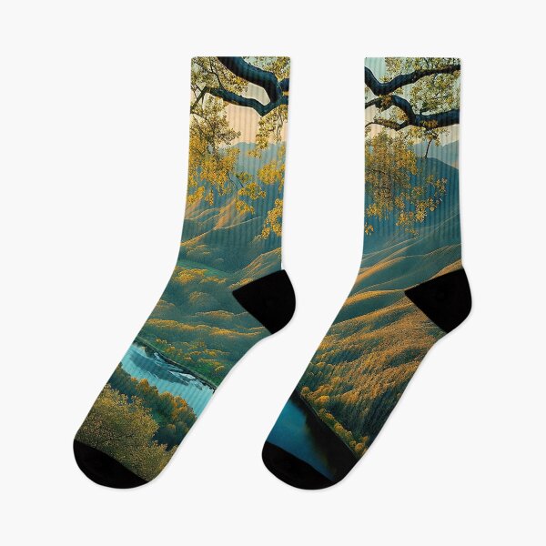Item preview, Valley of Life, River Among Mountains designed and sold by ElliOzy.