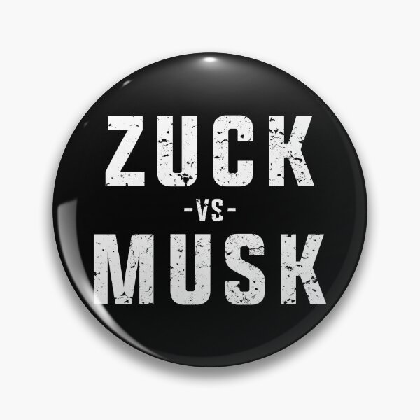 Item preview, Zuck vs Musk Billionaire Fight White Text T-Shirt - Distressed designed and sold by MMATee.
