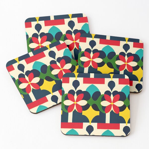 Item preview, MCM floral 20 designed and sold by A. Cat.