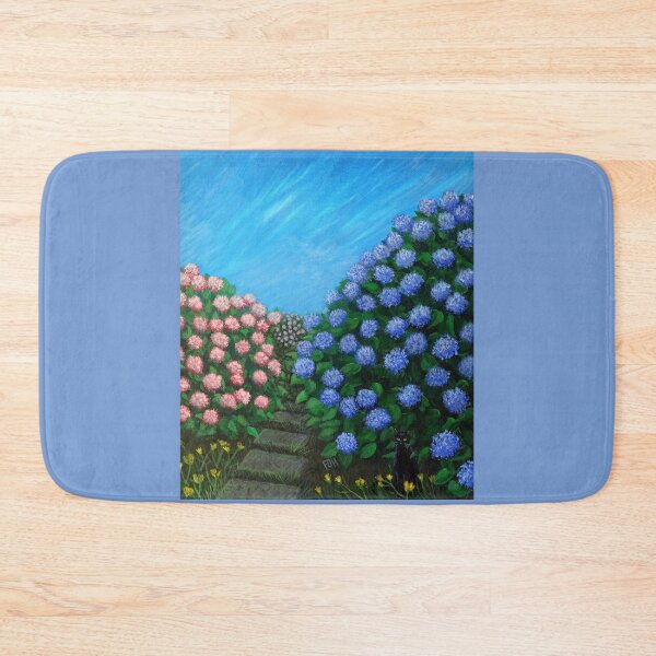 Item preview, Cat in the Hydrangeas designed and sold by PhilipHarvey.