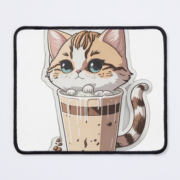 Item preview, Delightful Cat Hug Stiker designed and sold by har1tosha777.