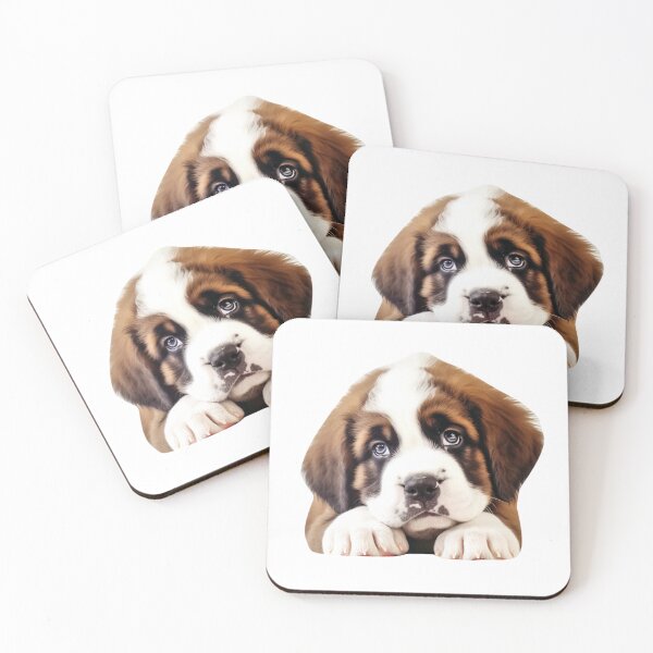 Item preview,  St Bernard Puppy Sticker Collection 004 designed and sold by PlanetArchive.