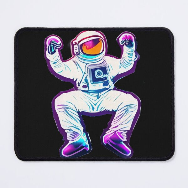 Item preview, tanzender dancing Astronaut cyberpunk 3 designed and sold by Finity Atelier.