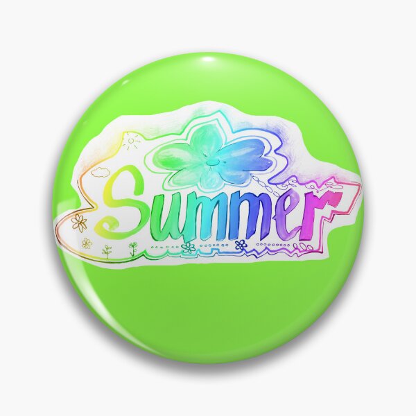 Item preview, Summer watercolor hand lettering | word Summer brush lettering designed and sold by lausn.