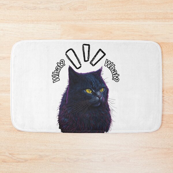 Item preview, Cat: What? - Quirky and Humorous Cat Design designed and sold by Phalong.