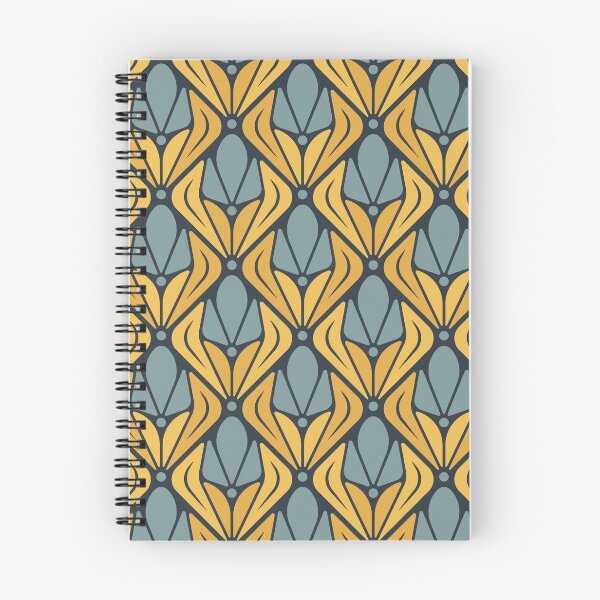 Item preview, KF 0050 D - Retro Vintage Tulip Flower Minimalist 70s Modern Geometric Floral Pattern designed and sold by KhakiFinch.