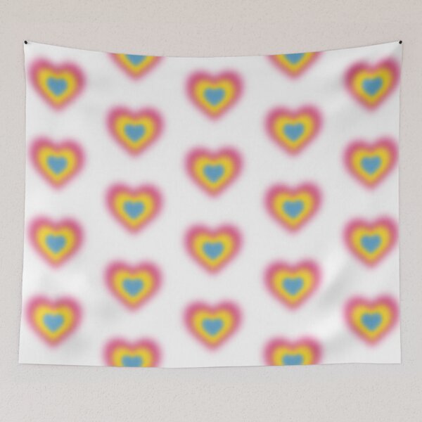 Item preview, Pansexual blurry heart designed and sold by Florvolcanica.
