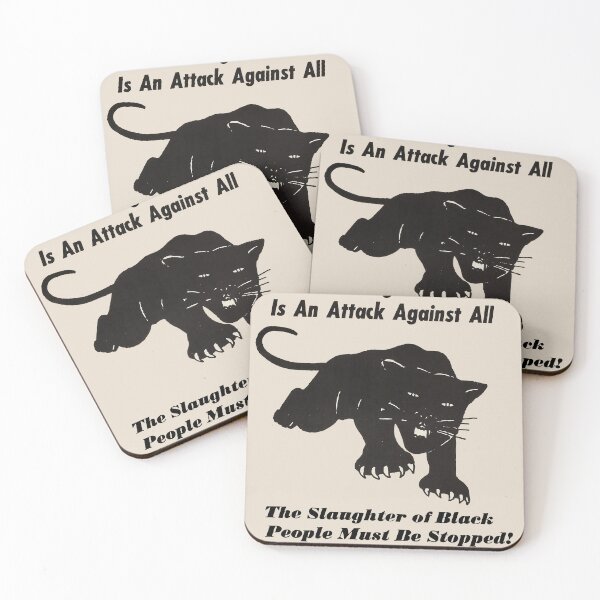 Item preview, Black Panther - An attack against one is an attack against all! (1968) designed and sold by RedWedgee.