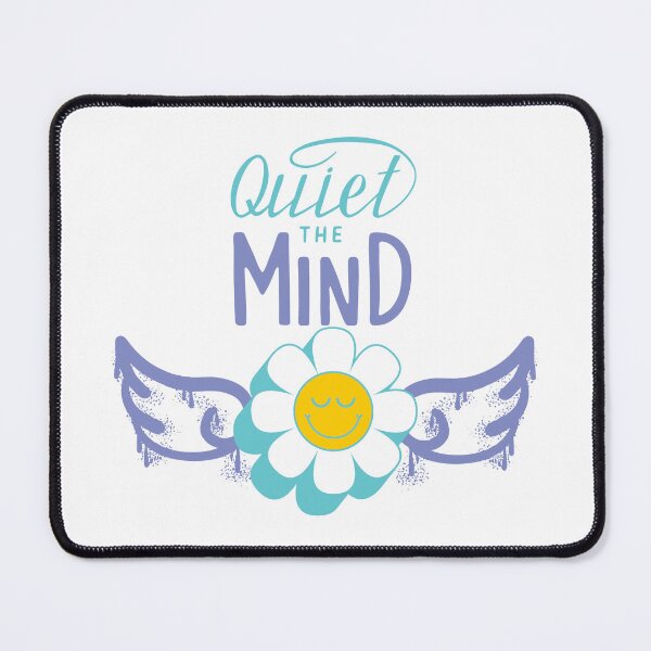Item preview, quiet the mind stay positve relax retro vintage designed and sold by DESIGNIRIS.