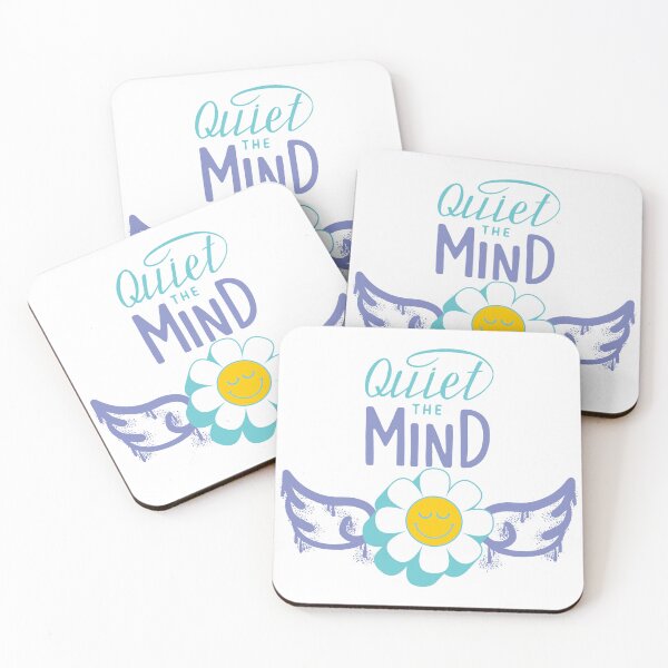 Item preview, quiet the mind stay positve relax retro vintage designed and sold by DESIGNIRIS.