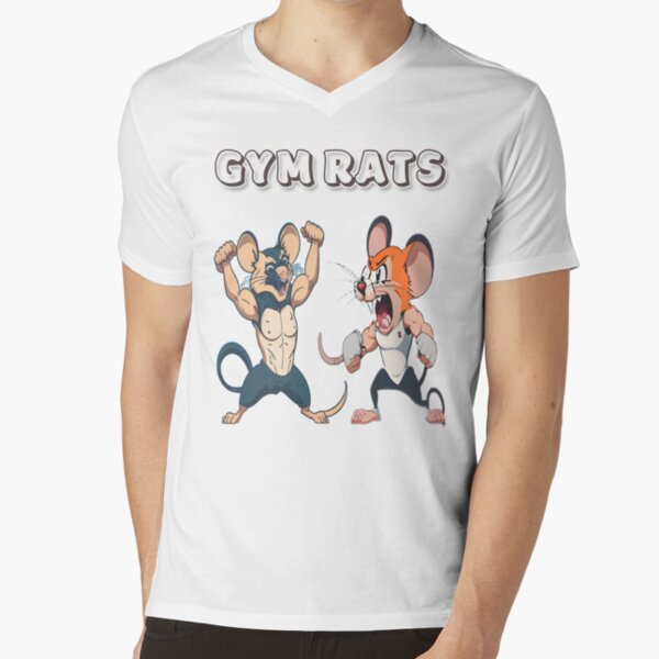 Gym Rat cartoon art shirt, hoodie, sweater, long sleeve and tank top