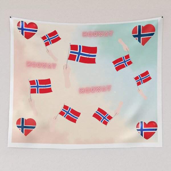 Item preview, I Love Norway In My Heart designed and sold by BestChooseArt.