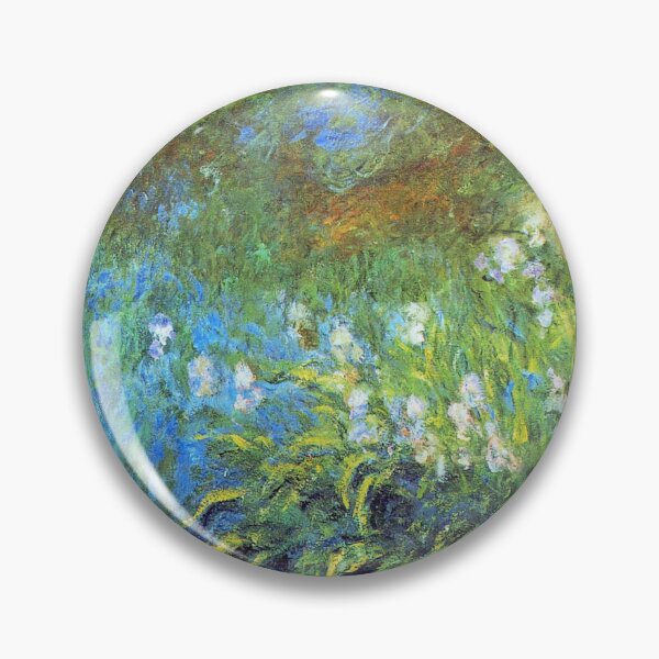 Artikelvorschau, Claude Monet Iris am Seerosenteich entworfen und verkauft von PureVintageLove.