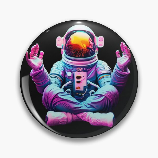 Artikelvorschau, Meditation Astronaut Cyberpunk entworfen und verkauft von Finity Atelier.