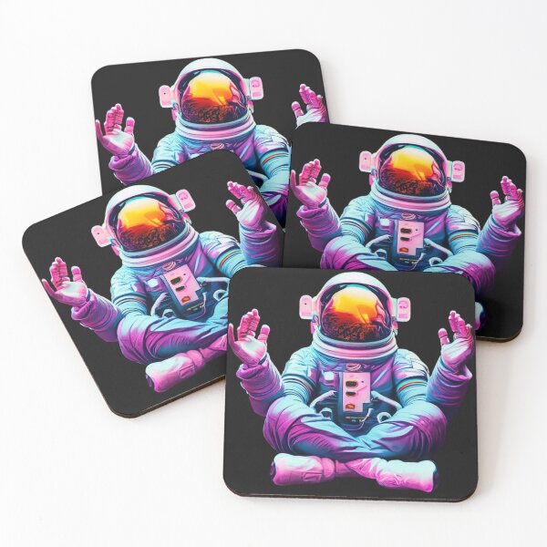 Item preview, Meditation Astronaut cyberpunk designed and sold by Finity Atelier.