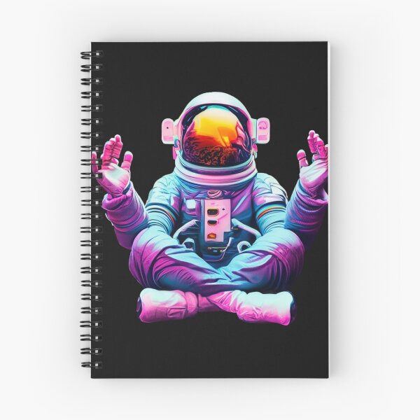 Artikelvorschau, Meditation Astronaut Cyberpunk entworfen und verkauft von Finity Atelier.