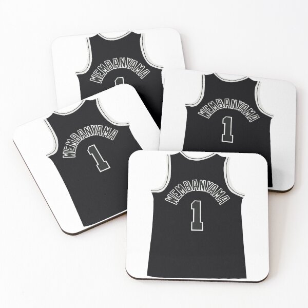 Item preview, Victor Webenyama Black San Antonio Spurs Jersey designed and sold by freshbeginning.