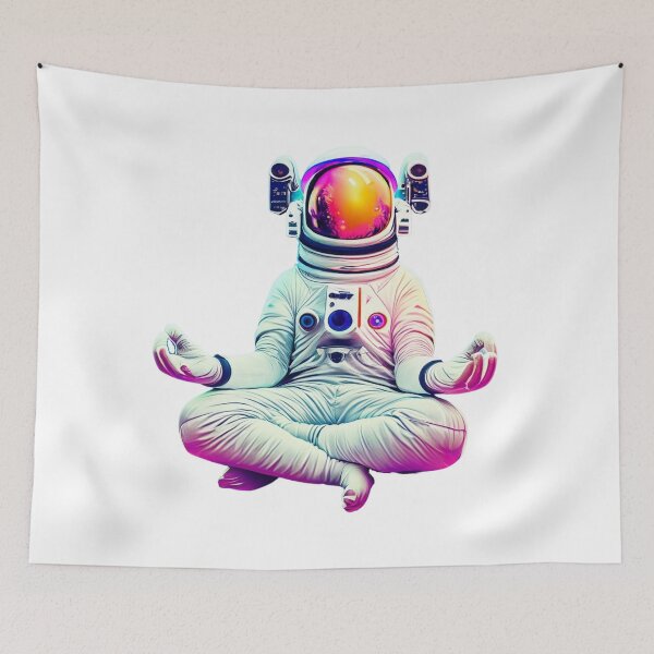Item preview, Meditation Astronaut cyberpunk 2 designed and sold by Finity Atelier.