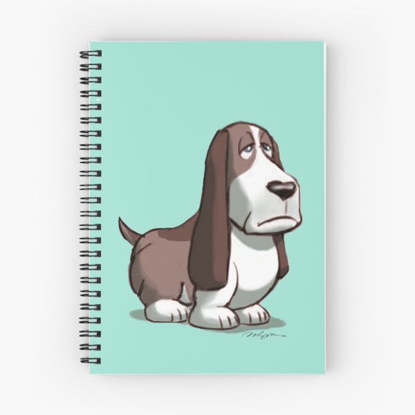 Item preview, Cartoon - Mr Bassett, Droopy Faced Bassett Hound designed and sold by AnsonsArtZoo.