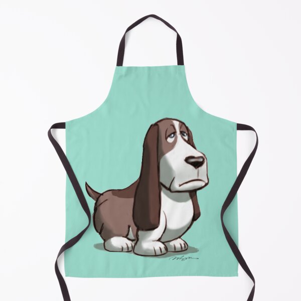 Item preview, Cartoon - Mr Bassett, Droopy Faced Bassett Hound designed and sold by AnsonsArtZoo.