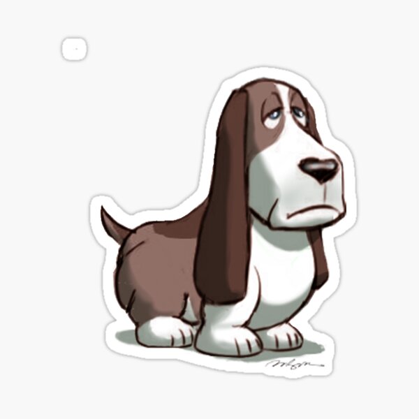 DROOPY DOG I'm So Happy Funny Cartoon Vinyl Sticker Decal WALL *SIZES*