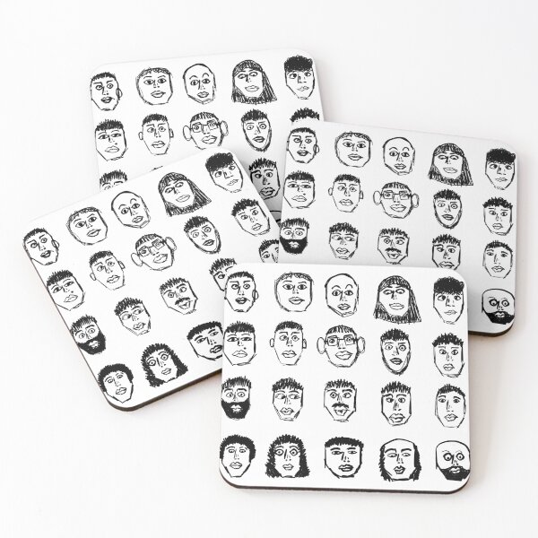 Aperçu de l'œuvre Visages créée et vendue par Ally Designs.