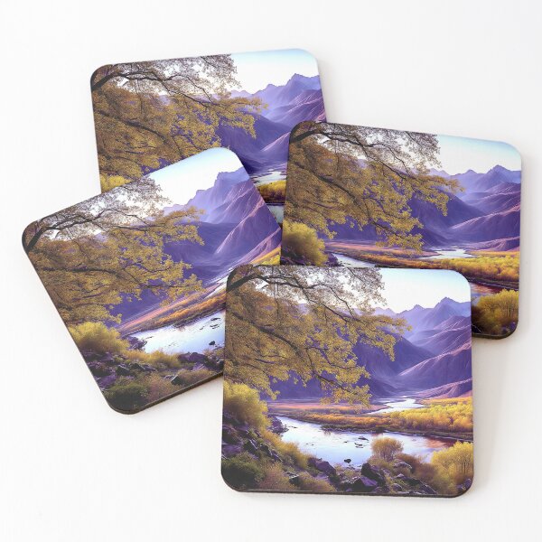 Item preview, Natural Symphony, River, Mountain Peaks, and Trees designed and sold by ElliOzy.