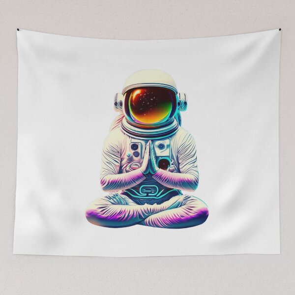 Item preview, Meditation Astronaut cyberpunk 3 designed and sold by Finity Atelier.