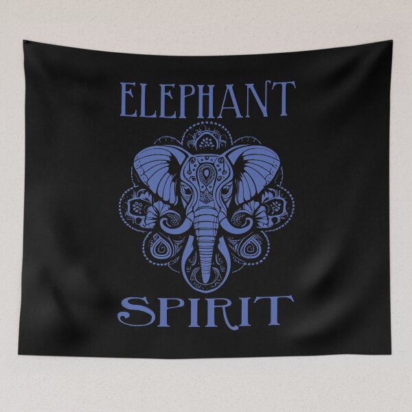 Item preview, Elephant Spirit Royal Blue designed and sold by Soulemotion.