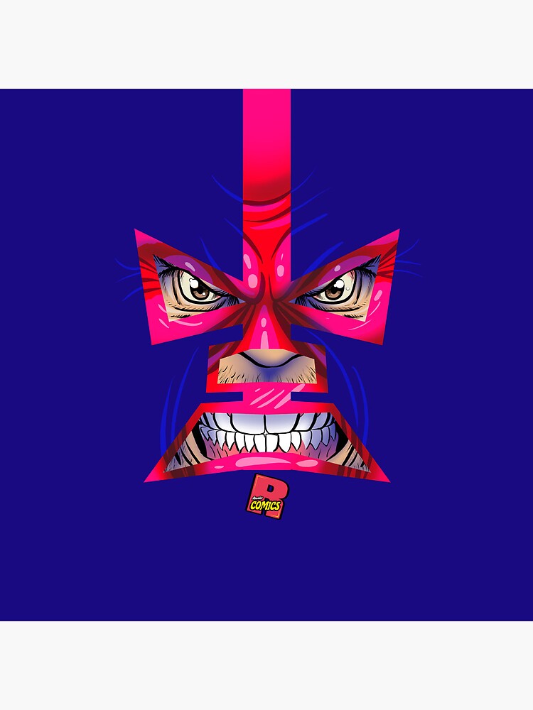 Thumbnail 3 of 3, Pin, Luchador Law designed and sold by RosalesComics.