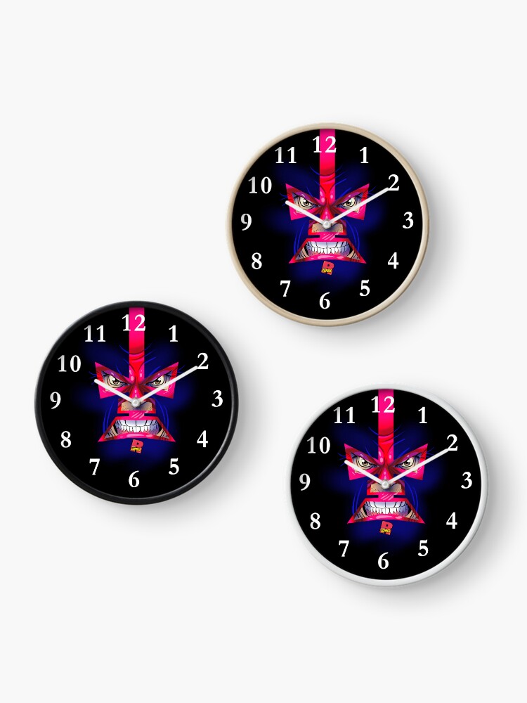 Thumbnail 3 of 4, Clock, Luchador Law designed and sold by RosalesComics.