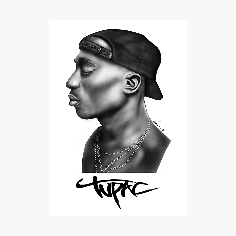 Famous Rapper Singer Tupac Art Print Bathroom Sets, Shower Curtain Sets.