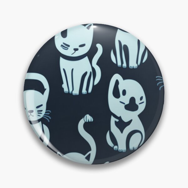 Item preview, Cute White Cats Pattern designed and sold by kn-clothing.
