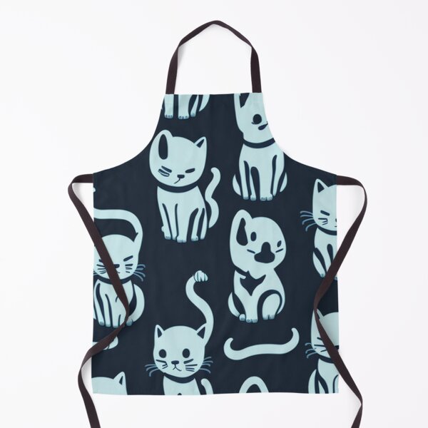 Item preview, Cute White Cats Pattern designed and sold by kn-clothing.