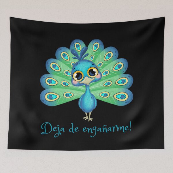 Item preview, Spanish Stop Peacocking Me! Cute humor apparel for everyone. Cute looking design for boyfriends, girlfriends, moms, dads, teachers, and any everyone in your life. Clean looking apparel. designed and sold by Hiremeamerica.