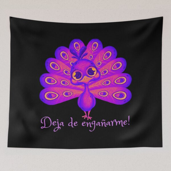 Item preview, Spanish Stop Peacocking Me! Purple-Cute humor apparel for everyone. Cute looking design for boyfriends, girlfriends, moms, dads, teachers, and any everyone in your life. Clean looking apparel. designed and sold by Hiremeamerica.