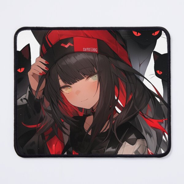 Item preview, Aesthetic Anime Girl Red White Black | Quality Aesthetic Anime Design | Chibi Manga Anime Art designed and sold by AlNoah.