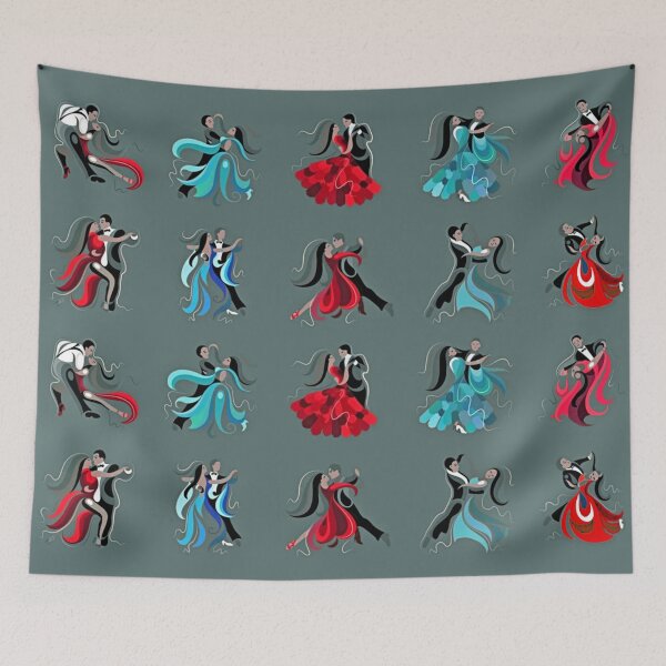 Item preview, The Dressy Dancers designed and sold by doniainart.