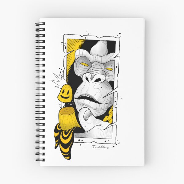 Item preview, monkey letter designed and sold by Irene Pérez.