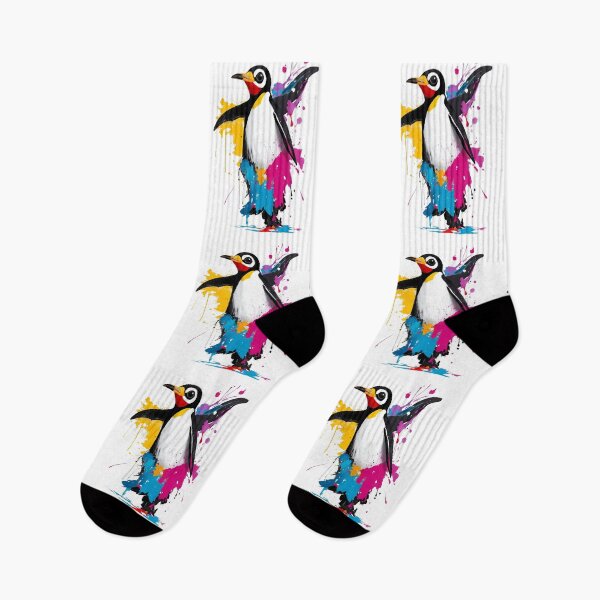 Item preview, Colorful baby penguin dancing — Animals designed and sold by BacalhanzZz.