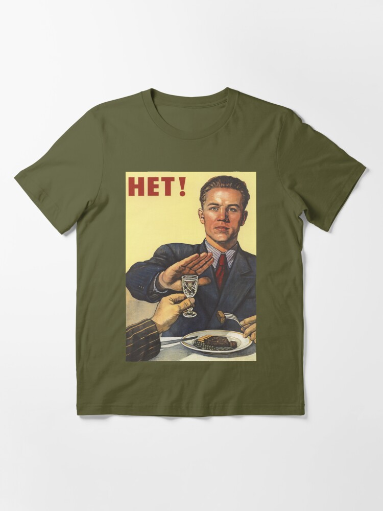 Het Russian Propaganda Essential T-Shirt for Sale by danamarie05