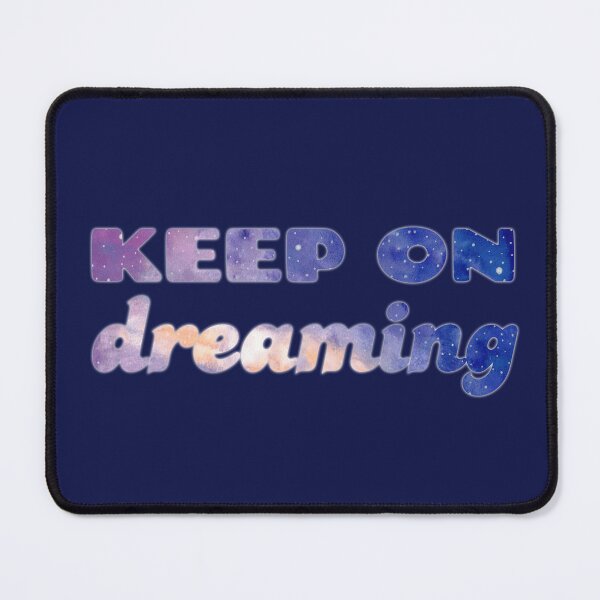 Item preview, Keep on dreaming watercolor milky way sky letters designed and sold by wondertree.