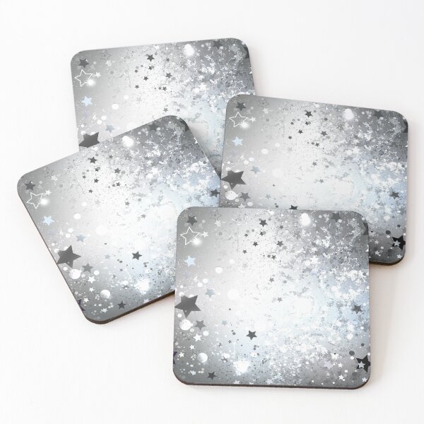 Item preview, Silver Background with Stars designed and sold by Blackmoon9.