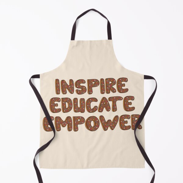 Item preview, Inspire Educate Empower Teacher Quote designed and sold by DonutsWords.
