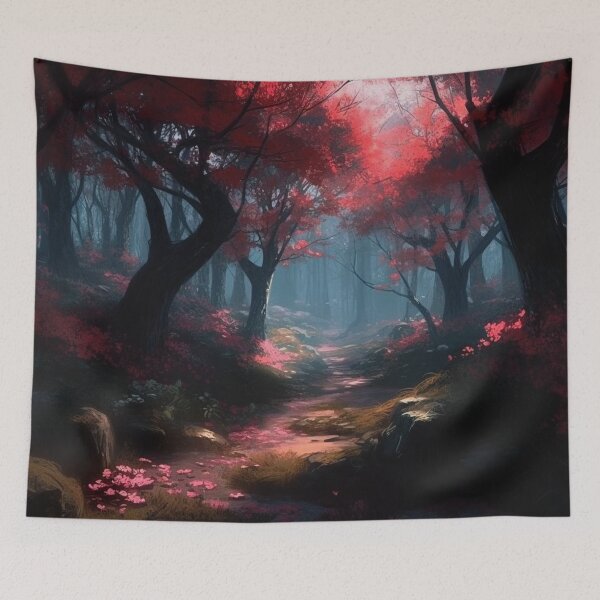 Item preview, Cherry Blossom Landscape 2 designed and sold by Dawn van Doorn.