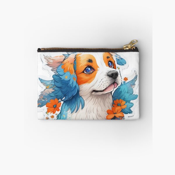 Item preview, little dog in the middle of flowers designed and sold by LauraGCastro.
