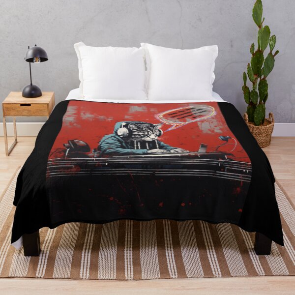 Item preview, Customer Service Cat Print Work From Home Funny Meme Graffiti Art designed and sold by NewOtaku64.