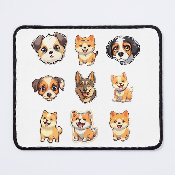 Item preview, Dog Breed Stickers: Detailed Dog Illustrations for True Sticker & Pet Lovers designed and sold by InfiniWear.