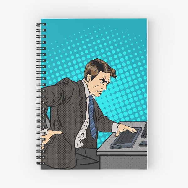 Item preview, Businessman Suffering from Backache. Businessman at Work. Pop Art. designed and sold by ivector.